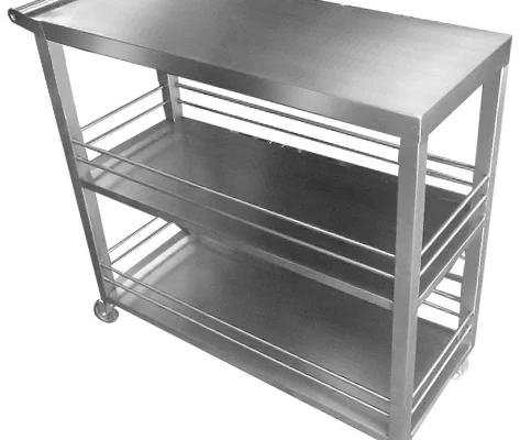 Carrito-de-servicio-473x400 Fabricaciones especiales en acero inoxidable