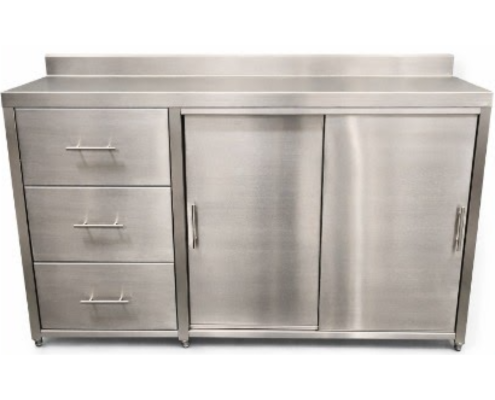 2-5 Gabinetes en Acero Inoxidable Landing