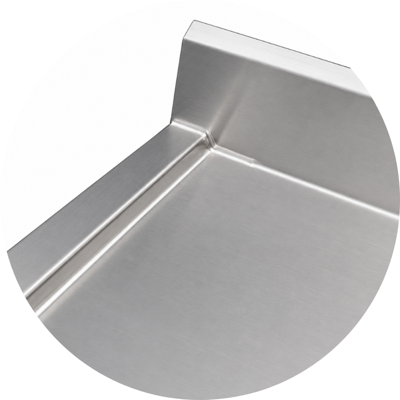 2-6 Tarjas en Acero Inoxidable